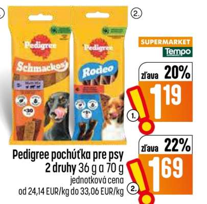 PEDIGREE Pochúťka pre psy