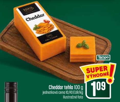 Cheddar tehla 100 g