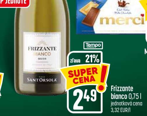 Frizzante bianco 0,75 l