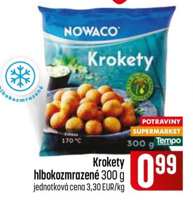 Kroketky hlbokozmrazené 300 g
