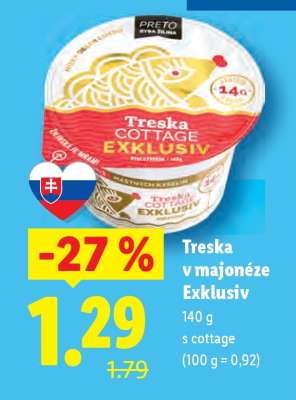 Treska v majonéze Exklusiv