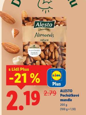 Alesto Pochúťkové mandle