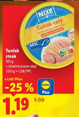 * Tuniak steak