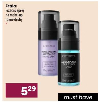 Catrice fixačný sprej na make-up