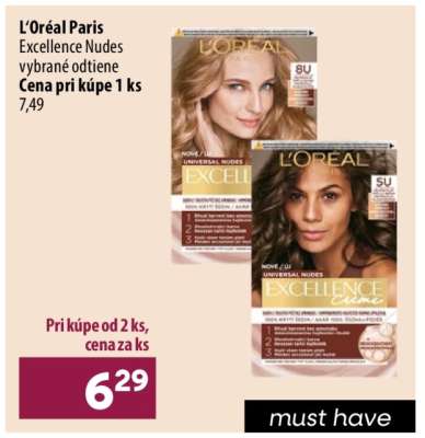 L'Oréal Paris Excellence Nudes