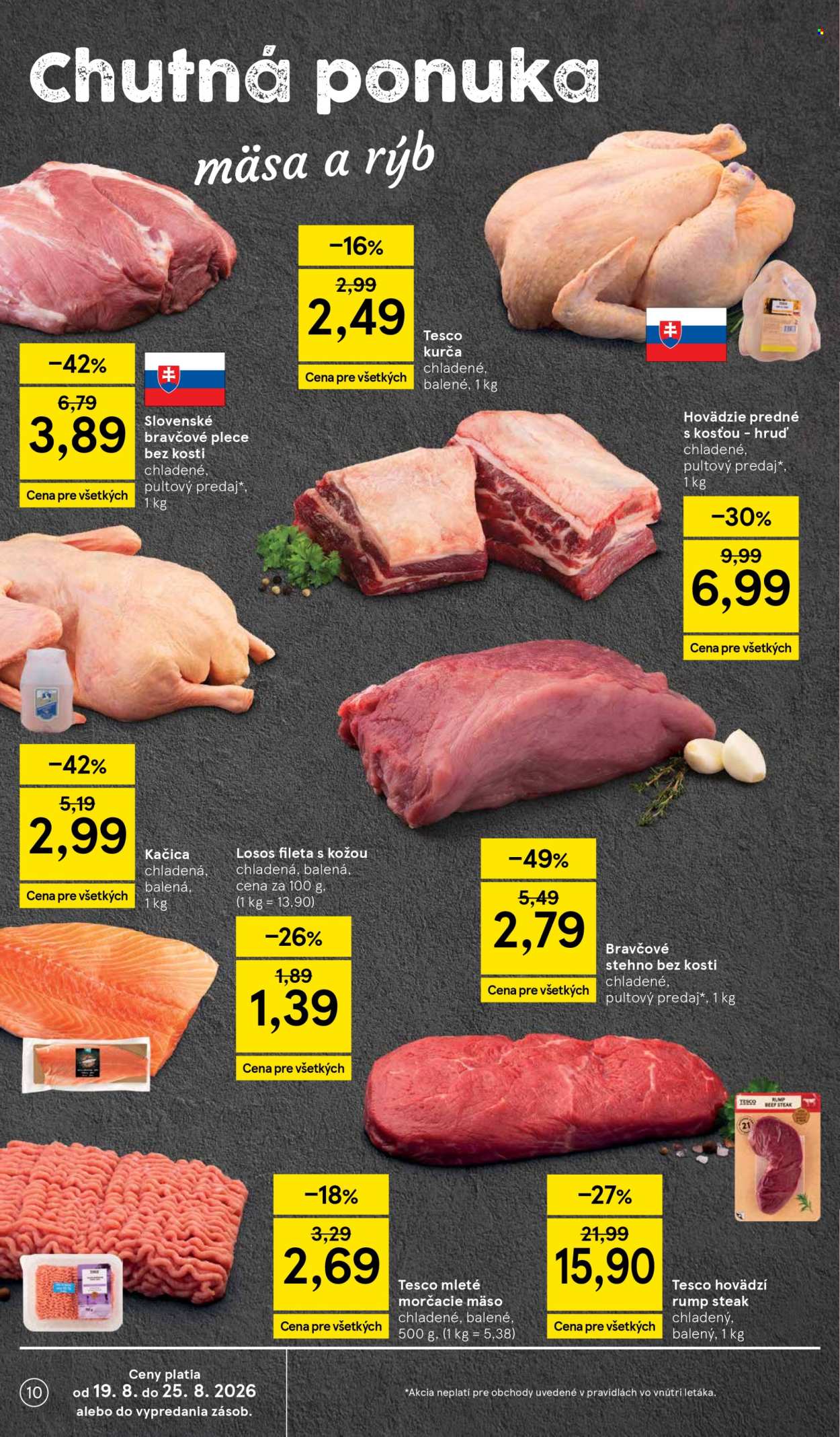 Leták TESCO - 19.8.2026 - 25.8.2026. Strana 10