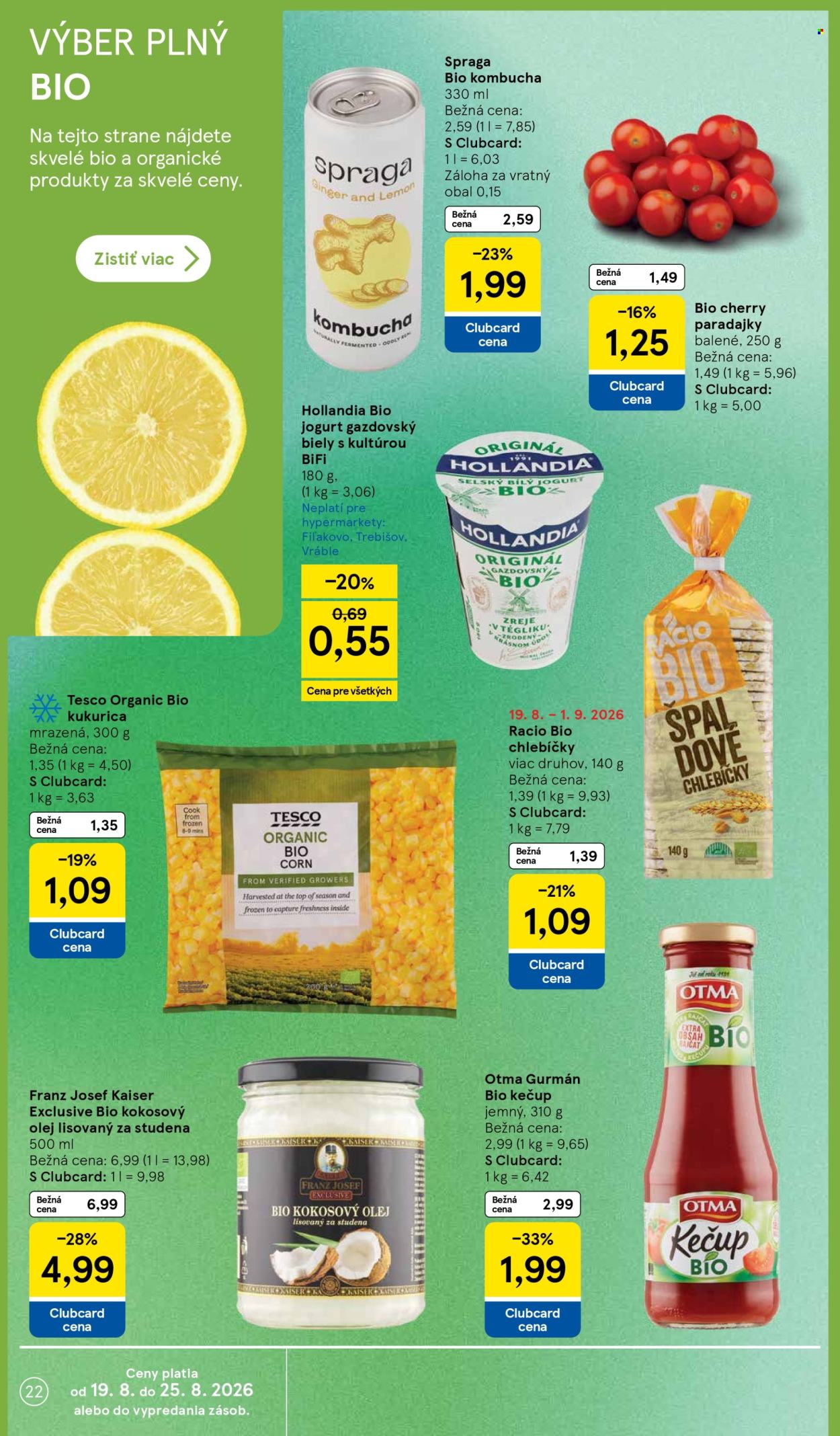 Leták TESCO - 19.8.2026 - 25.8.2026. Strana 22