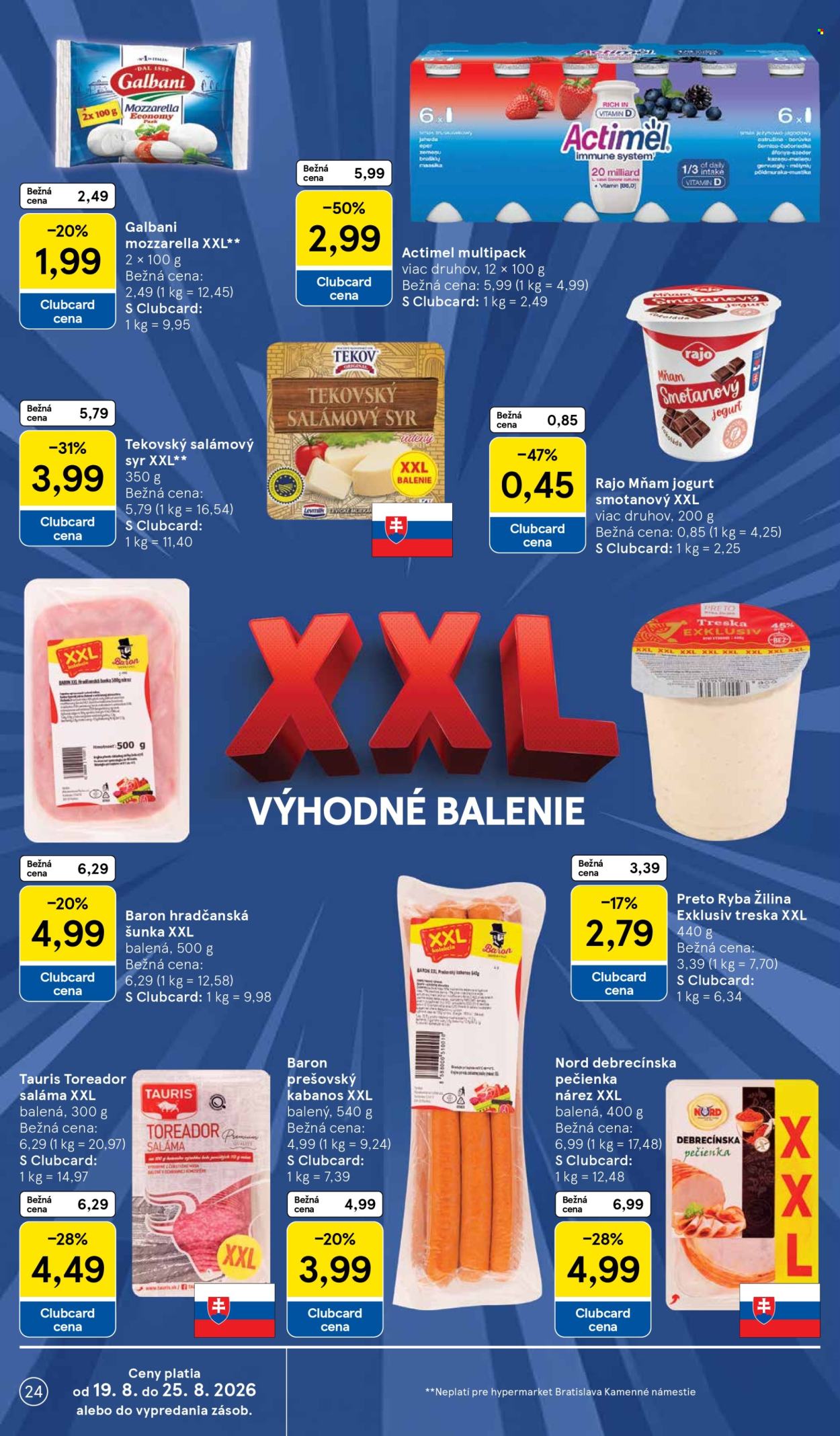 Leták TESCO - 19.8.2026 - 25.8.2026. Strana 24