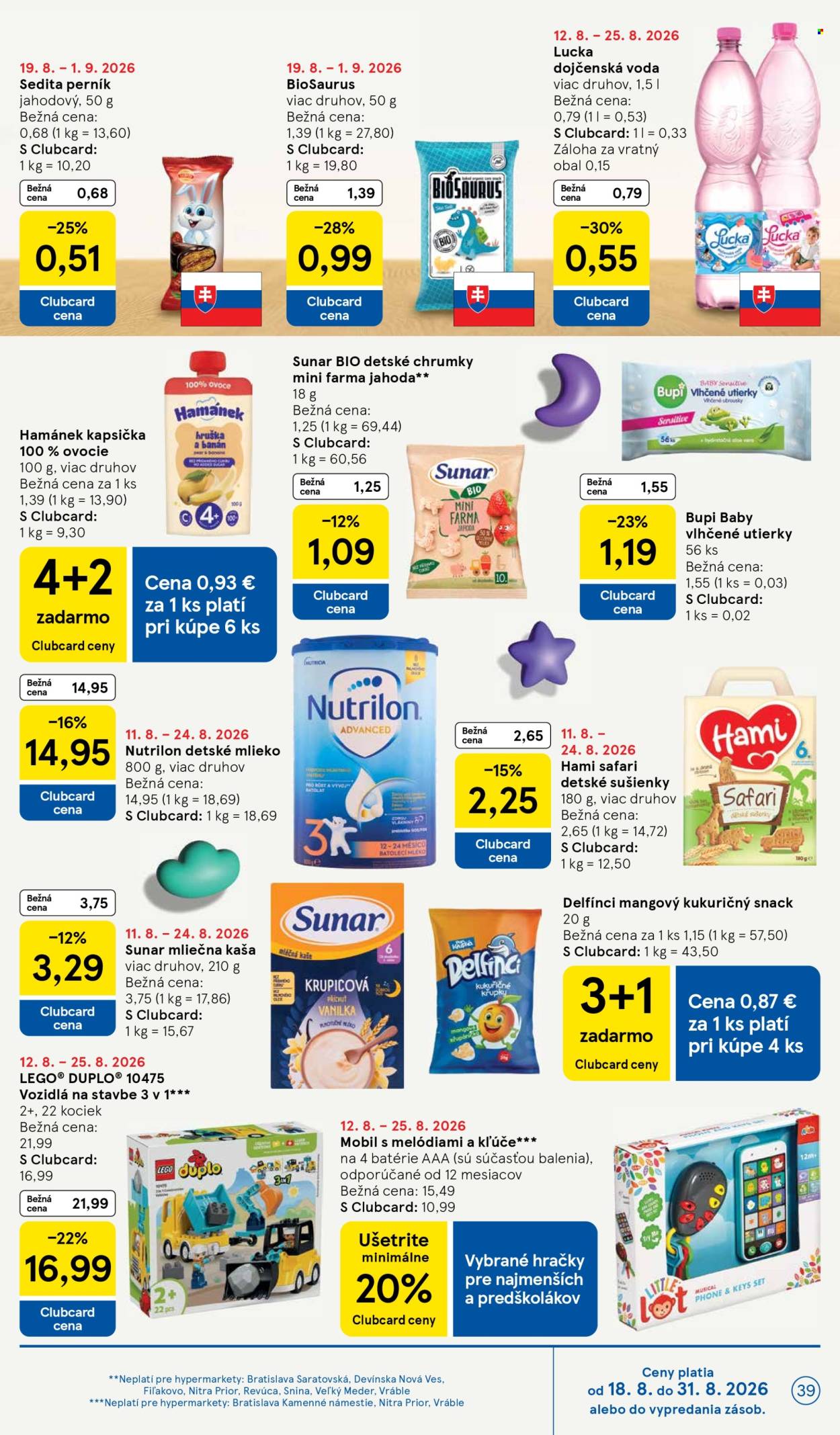 Leták TESCO - 19.8.2026 - 25.8.2026. Strana 39