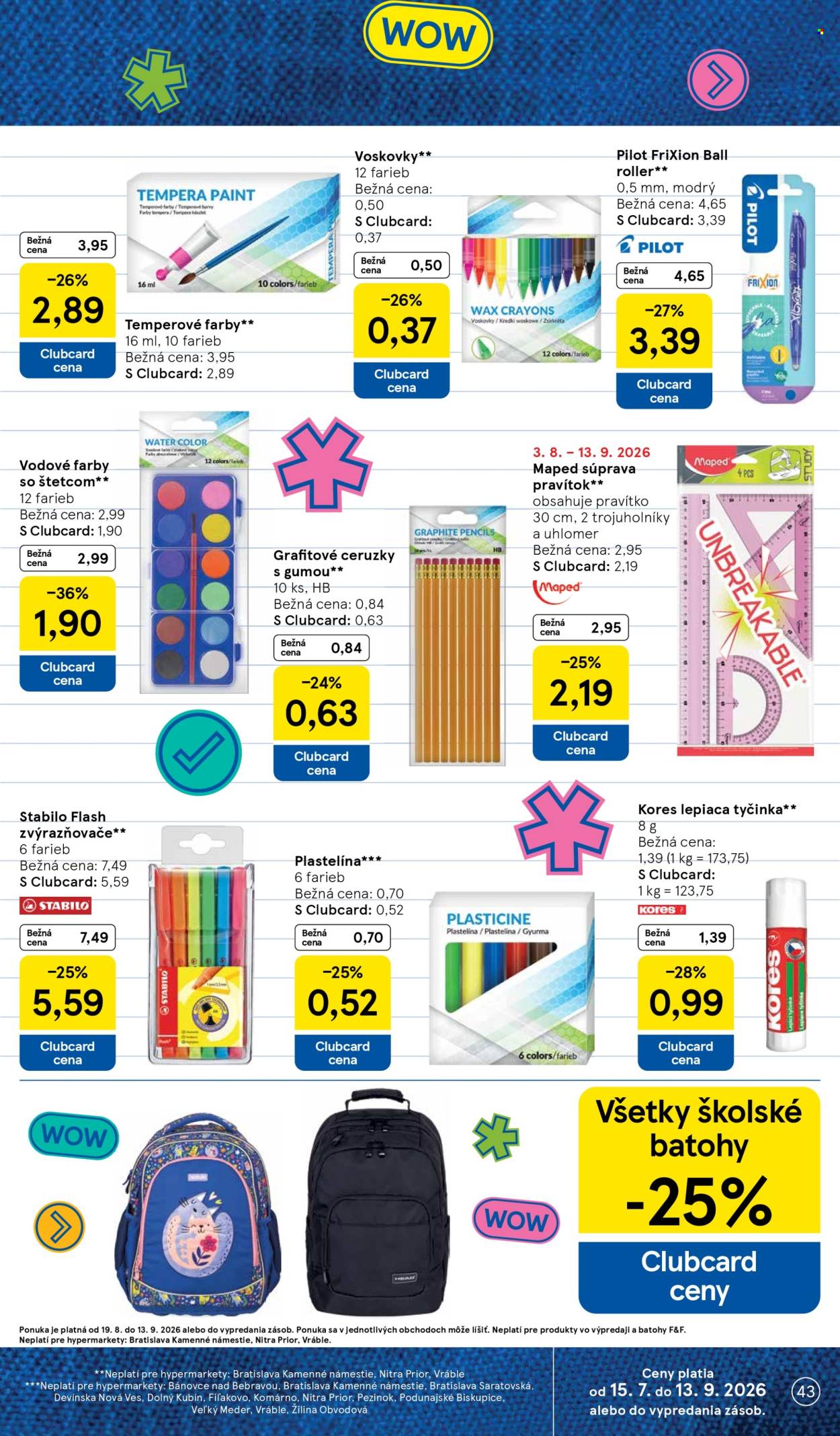 Leták TESCO - 19.8.2026 - 25.8.2026. Strana 43