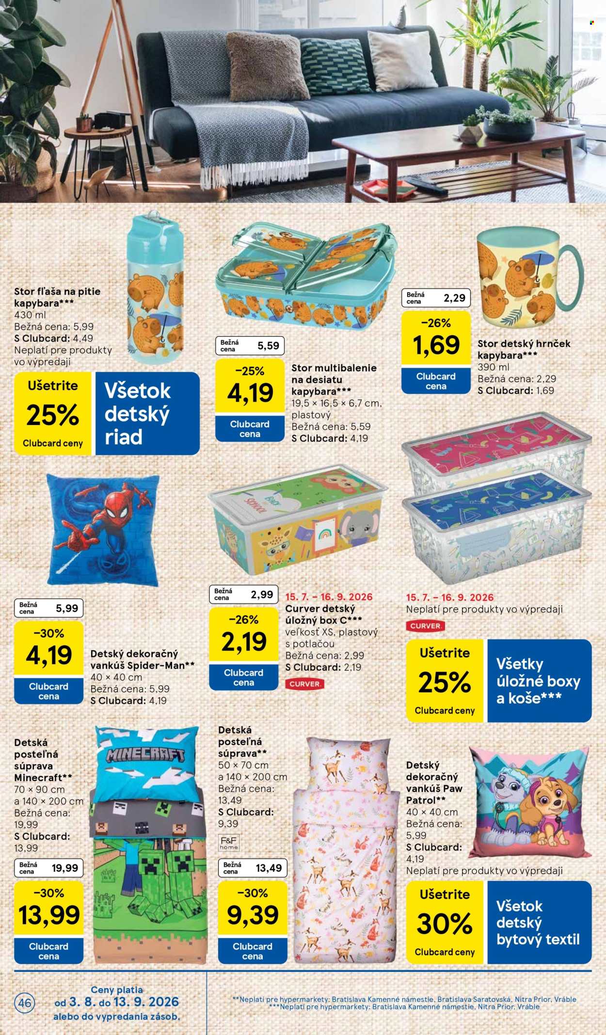 Leták TESCO - 19.8.2026 - 25.8.2026. Strana 46