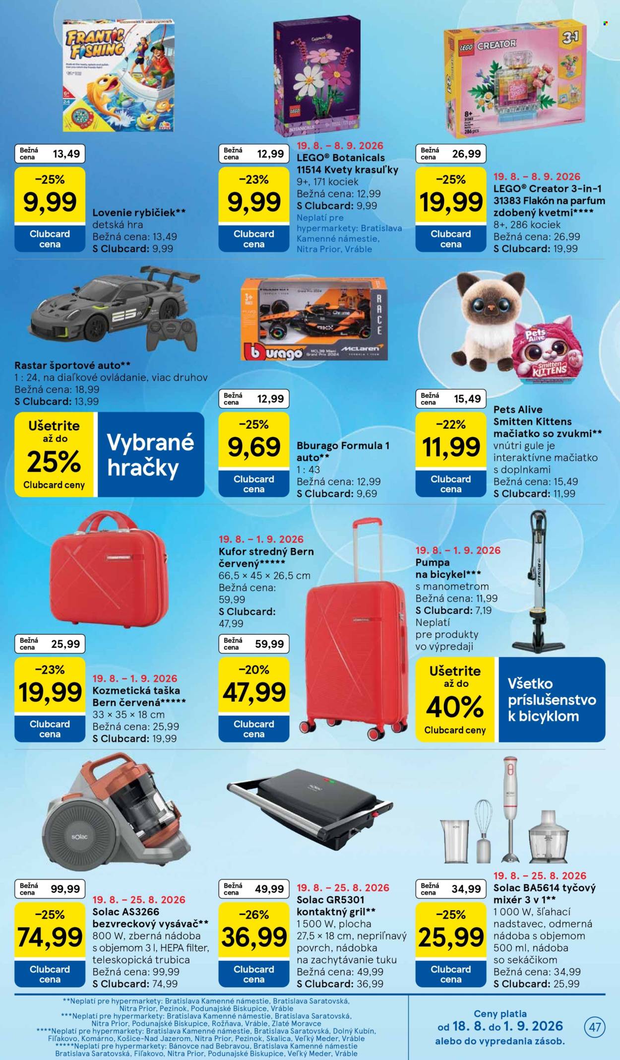 Leták TESCO - 19.8.2026 - 25.8.2026. Strana 47