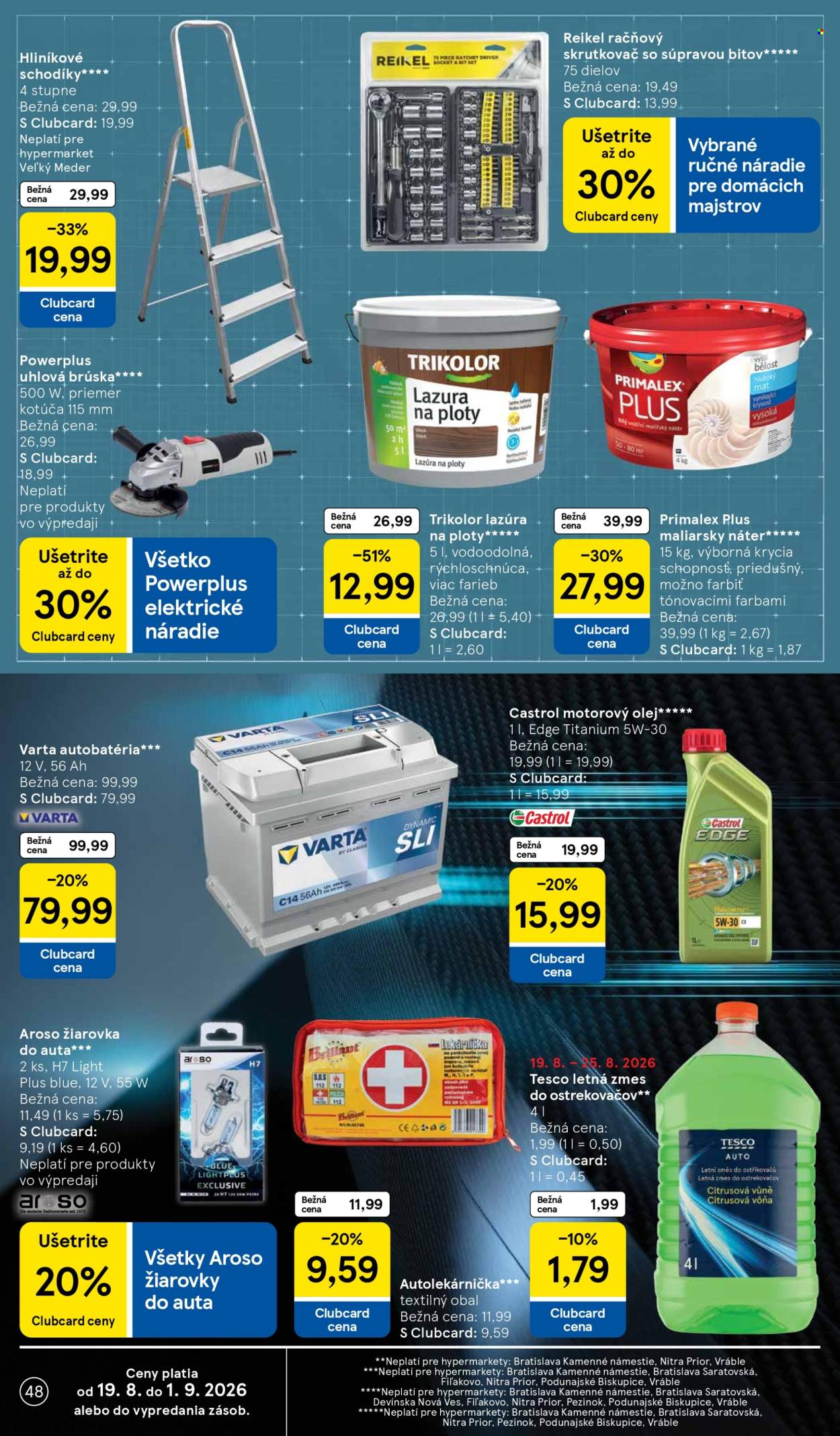 Leták TESCO - 19.8.2026 - 25.8.2026. Strana 48