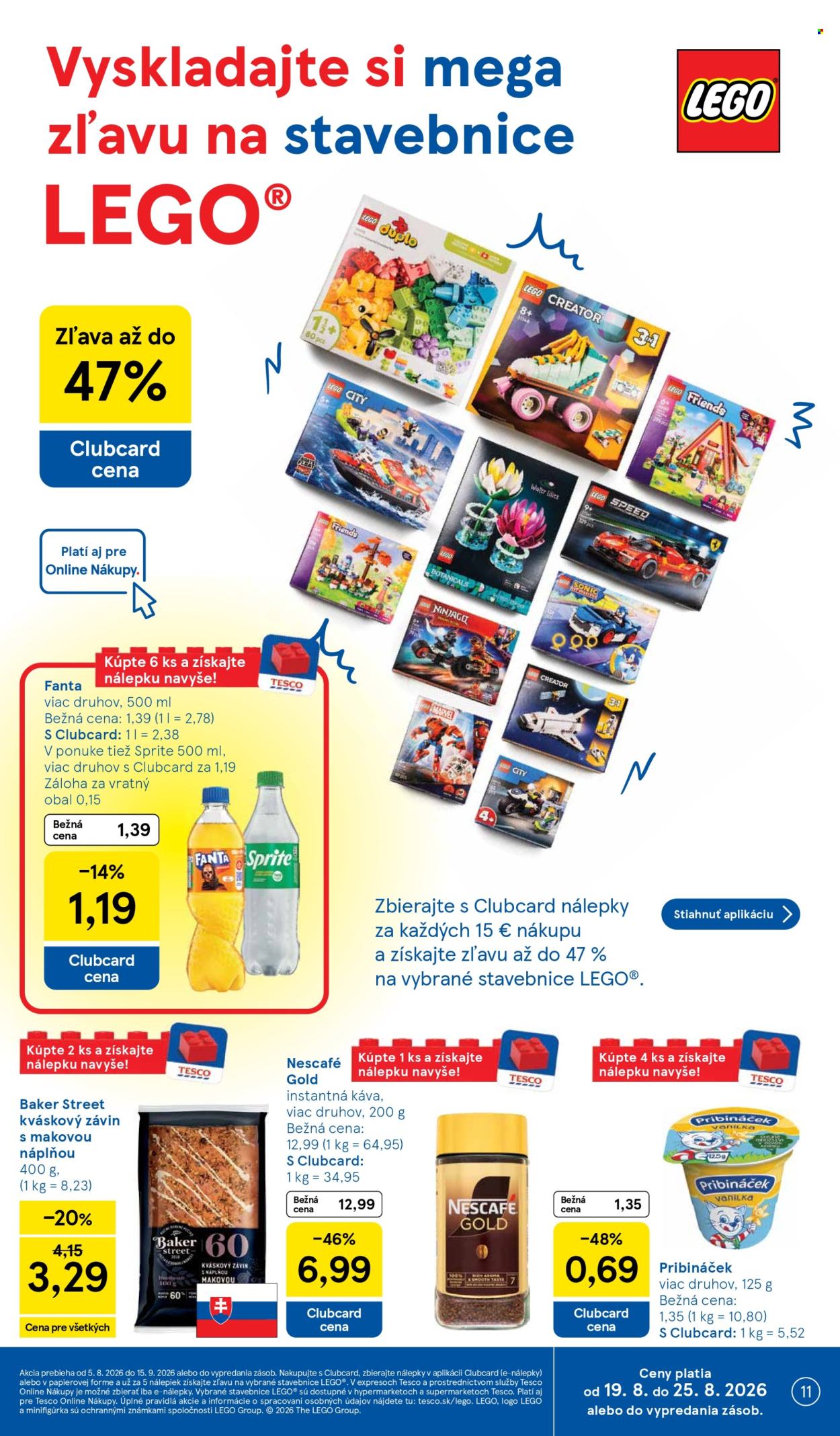 Leták TESCO supermarket - 19.8.2026 - 25.8.2026. Strana 11