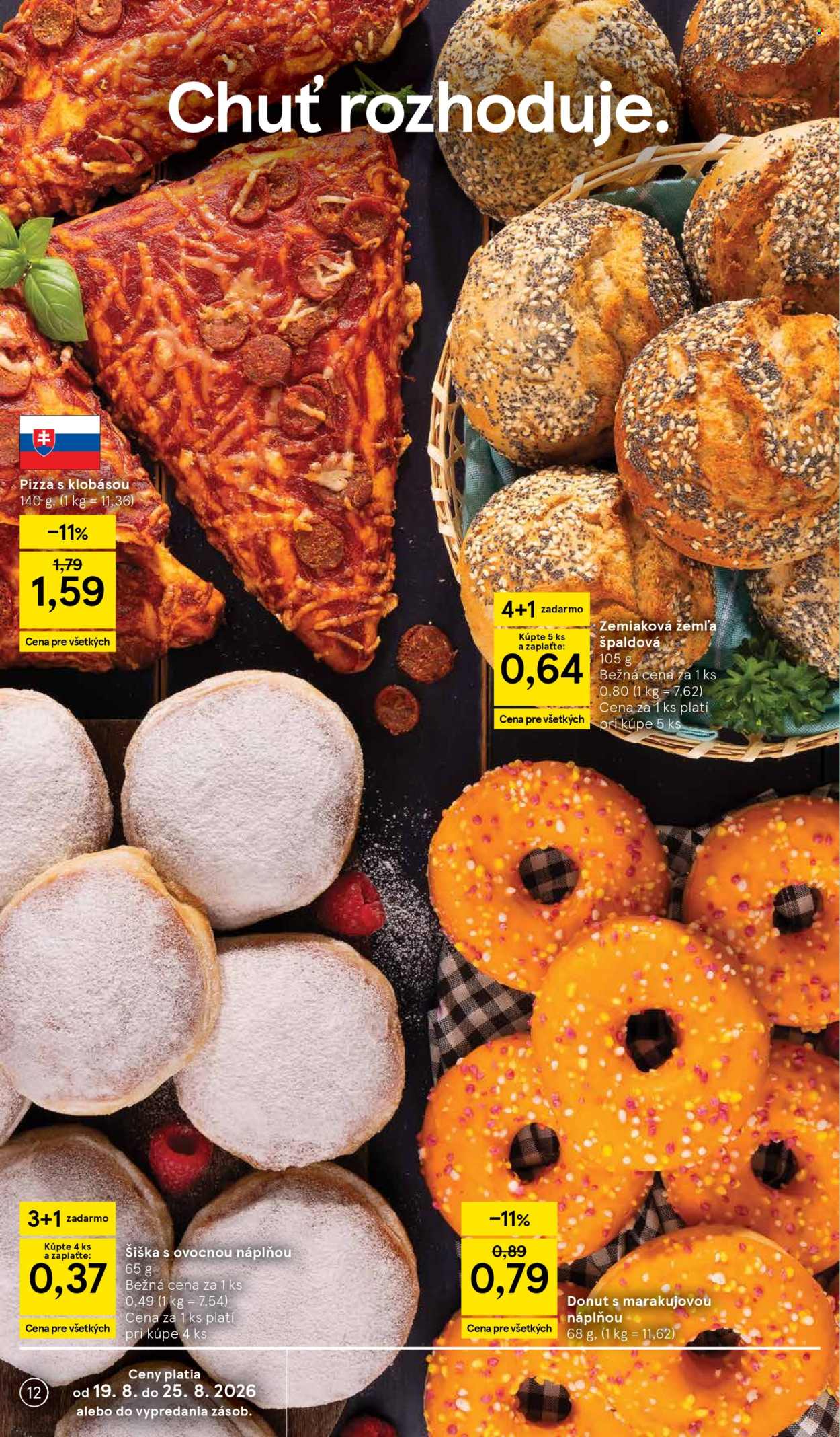 Leták TESCO supermarket - 19.8.2026 - 25.8.2026. Strana 12