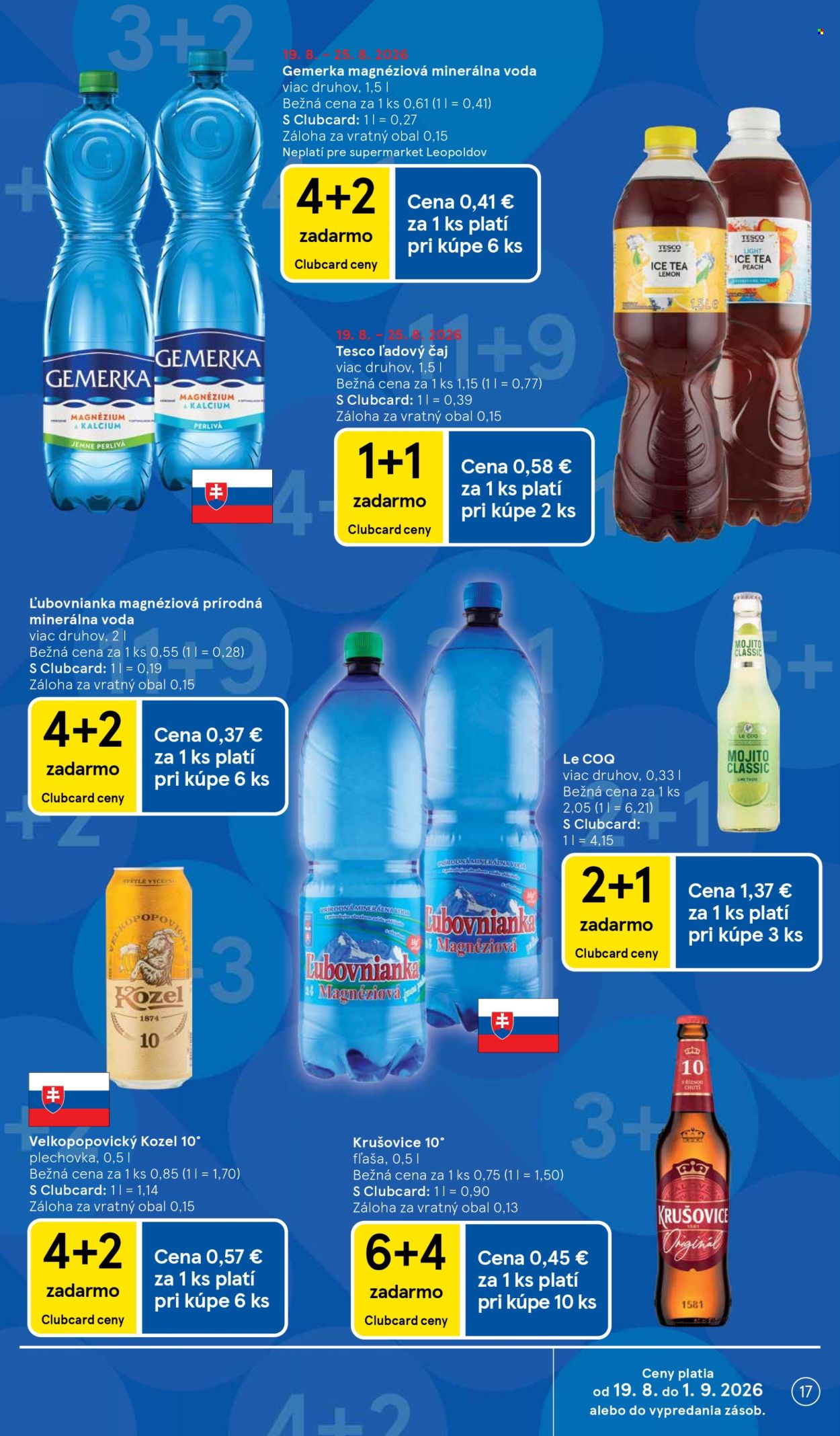Leták TESCO supermarket - 19.8.2026 - 25.8.2026. Strana 17