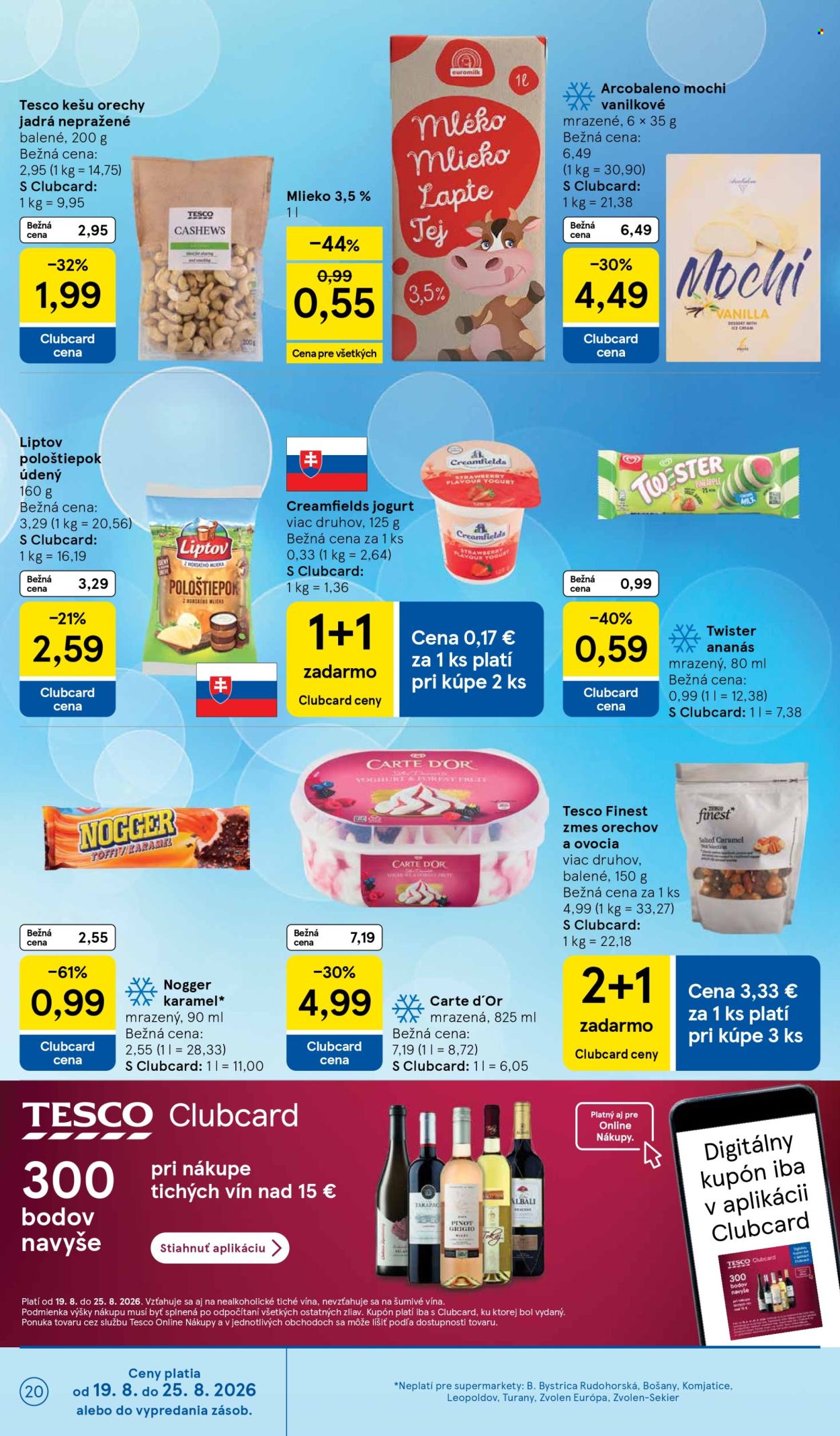 Leták TESCO supermarket - 19.8.2026 - 25.8.2026. Strana 20