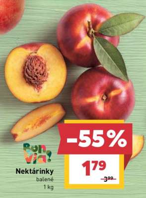 Nektárinky balené 1 kg