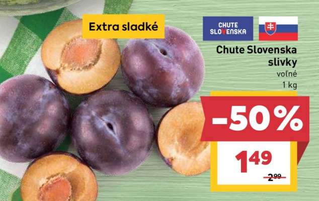 Chute Slovenska slivky voľné 1 kg