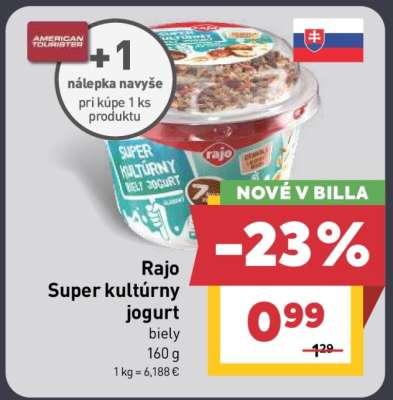 Rajo Super kultúrny jogurt