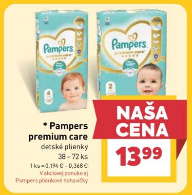Pampers premium care