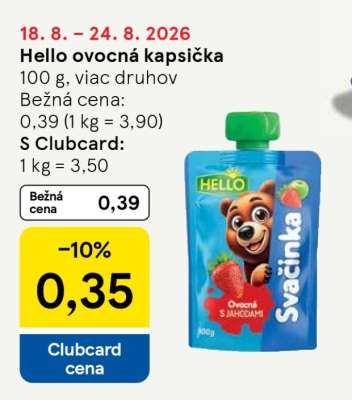 Hello Ovocná kapsička