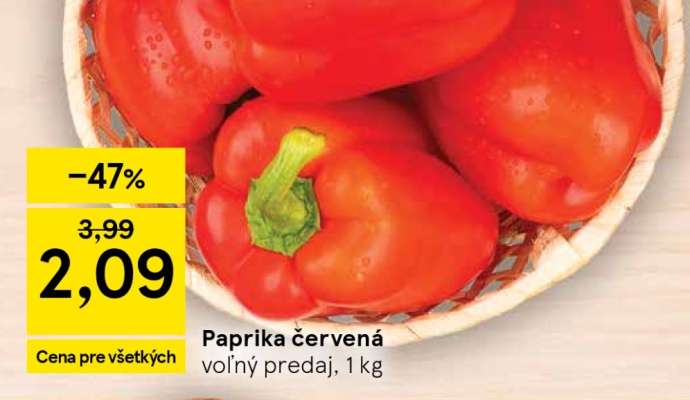 Paprika červená