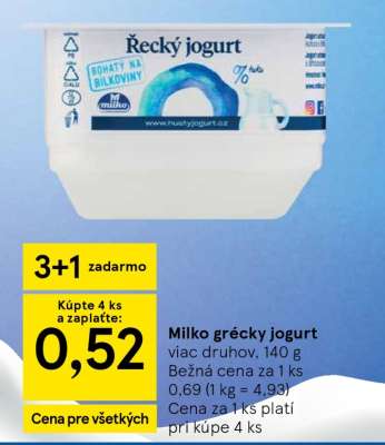 Milko Grécky jogurt