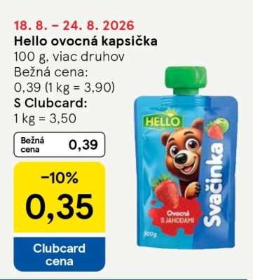 Hello Ovocná kapsička