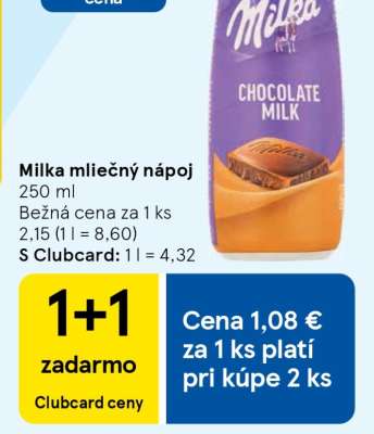 Milka mliečny nápoj