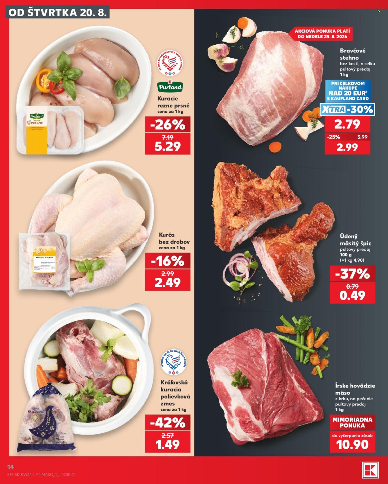 Leták Kaufland - 20.8.2026 - 26.8.2026. Strana 14