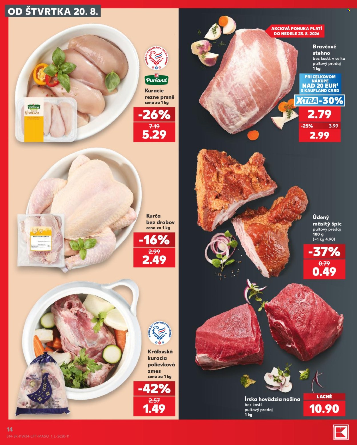 Leták Kaufland - 20.8.2026 - 26.8.2026. Strana 14