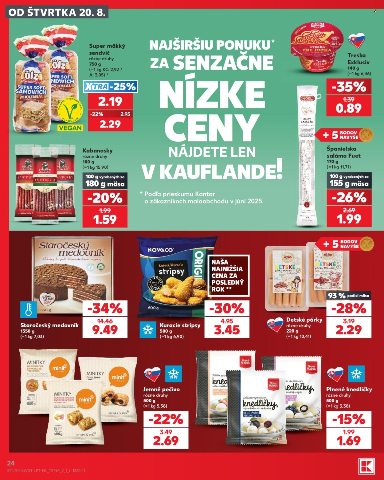 Leták Kaufland - 20.8.2026 - 26.8.2026. Strana 24