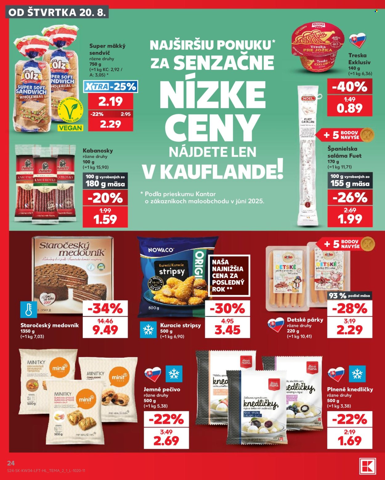 Leták Kaufland - 20.8.2026 - 26.8.2026. Strana 24