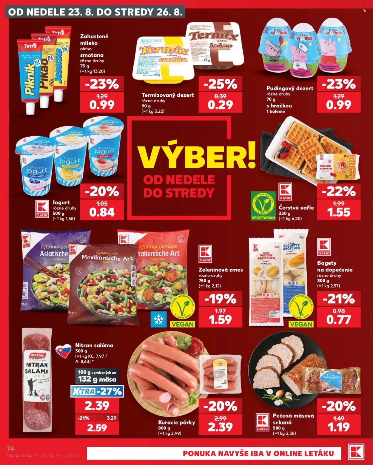 Leták Kaufland - 20.8.2026 - 26.8.2026. Strana 74