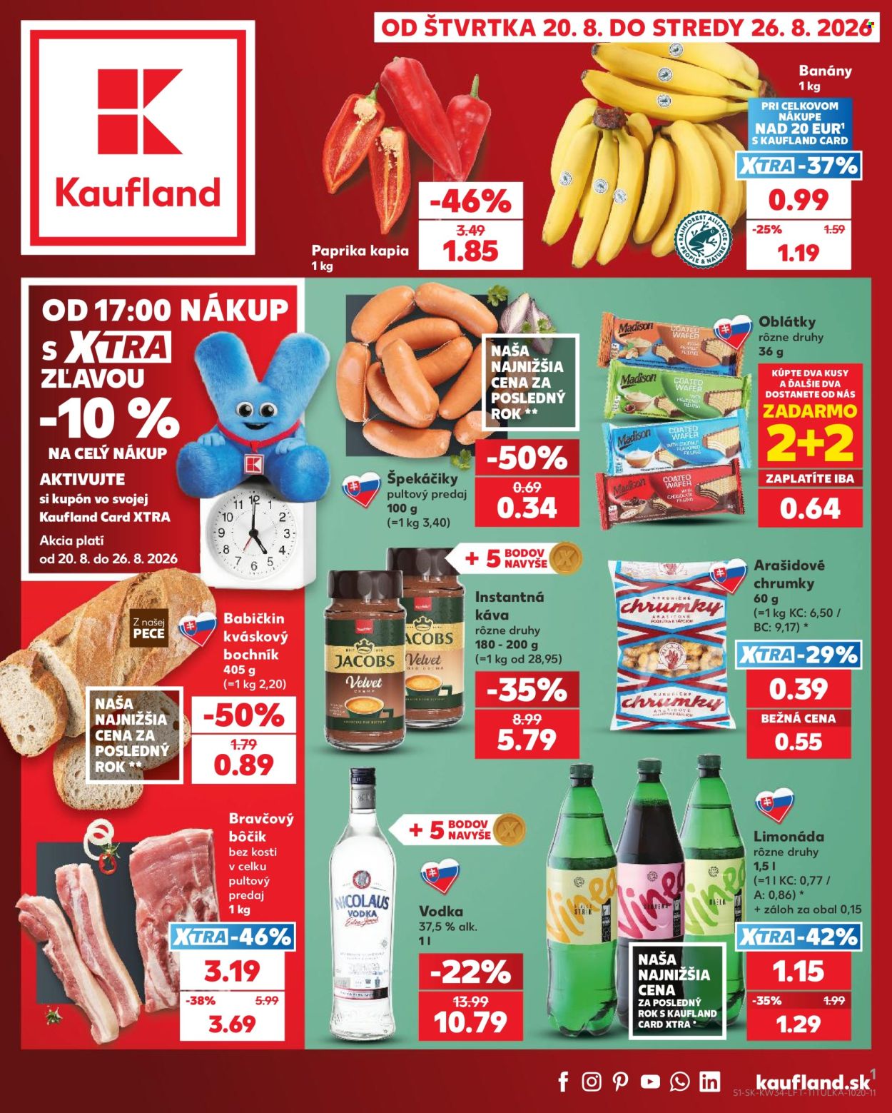 Leták Kaufland - 20.8.2026 - 26.8.2026. Strana 1