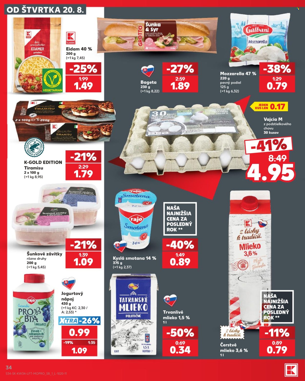 Leták Kaufland - 20.8.2026 - 26.8.2026. Strana 34