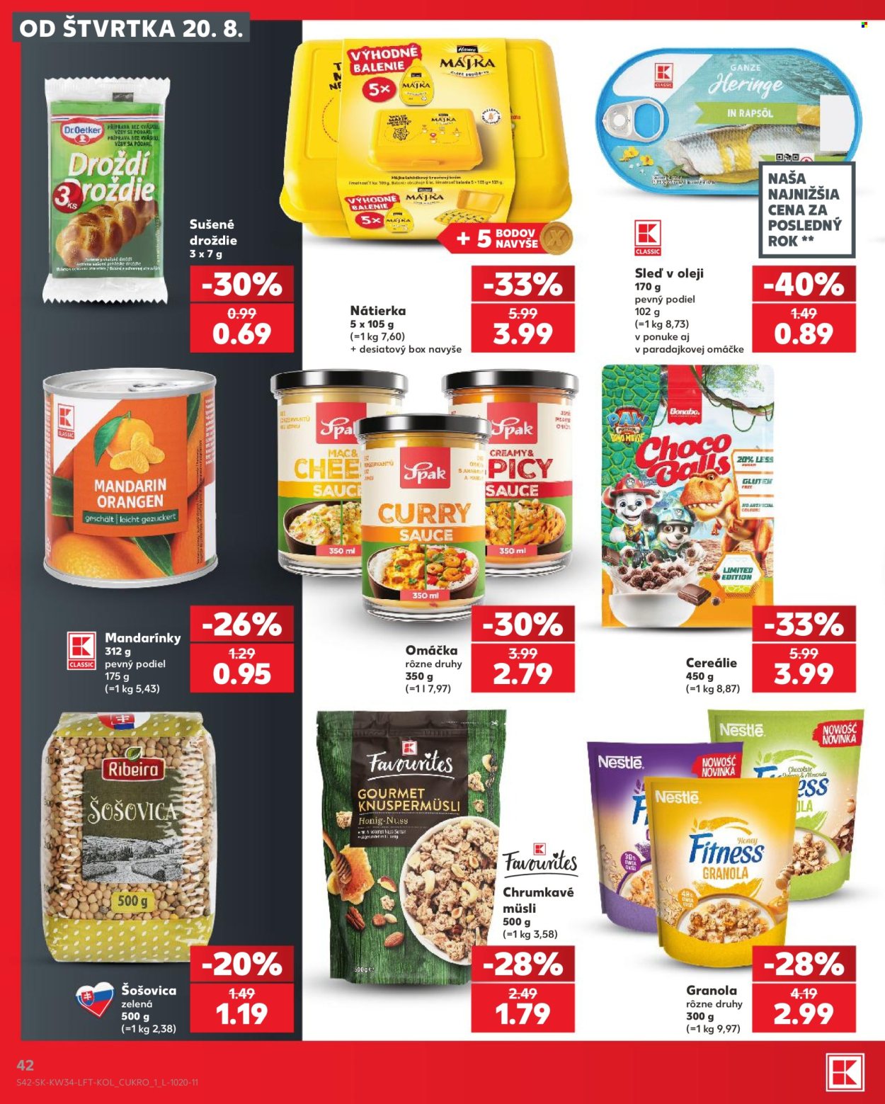 Leták Kaufland - 20.8.2026 - 26.8.2026. Strana 42