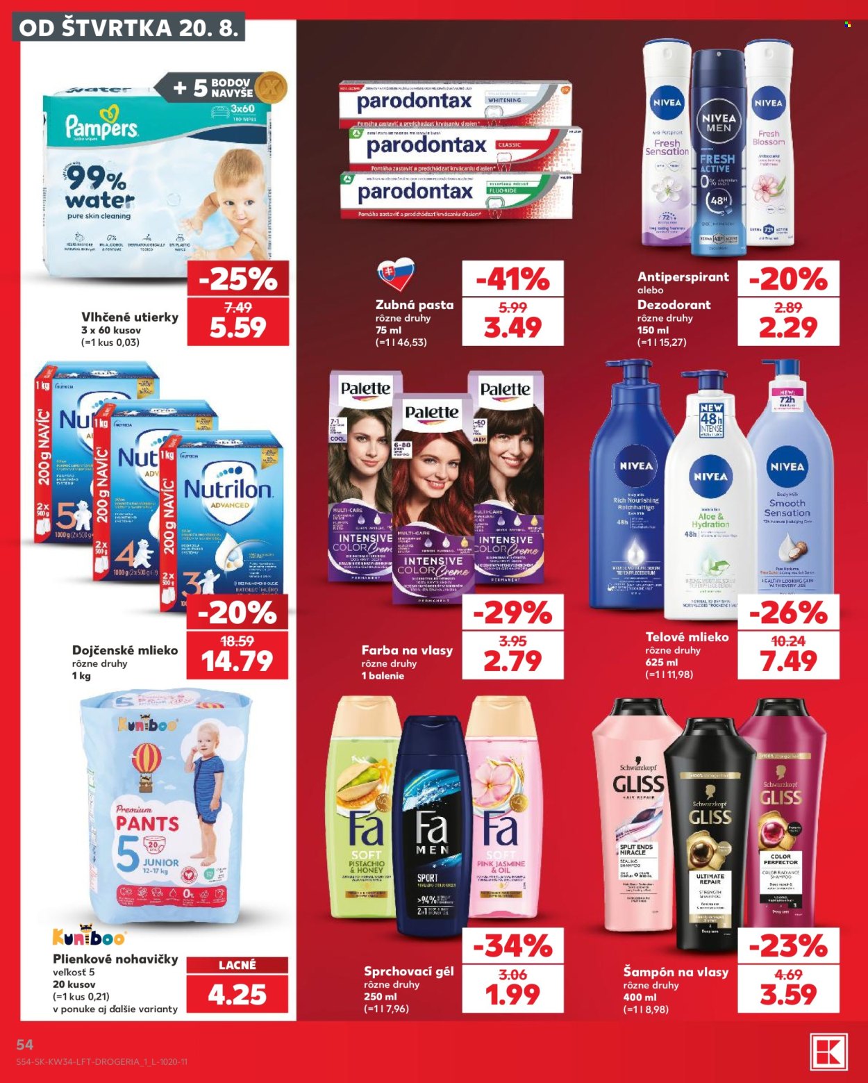Leták Kaufland - 20.8.2026 - 26.8.2026. Strana 54