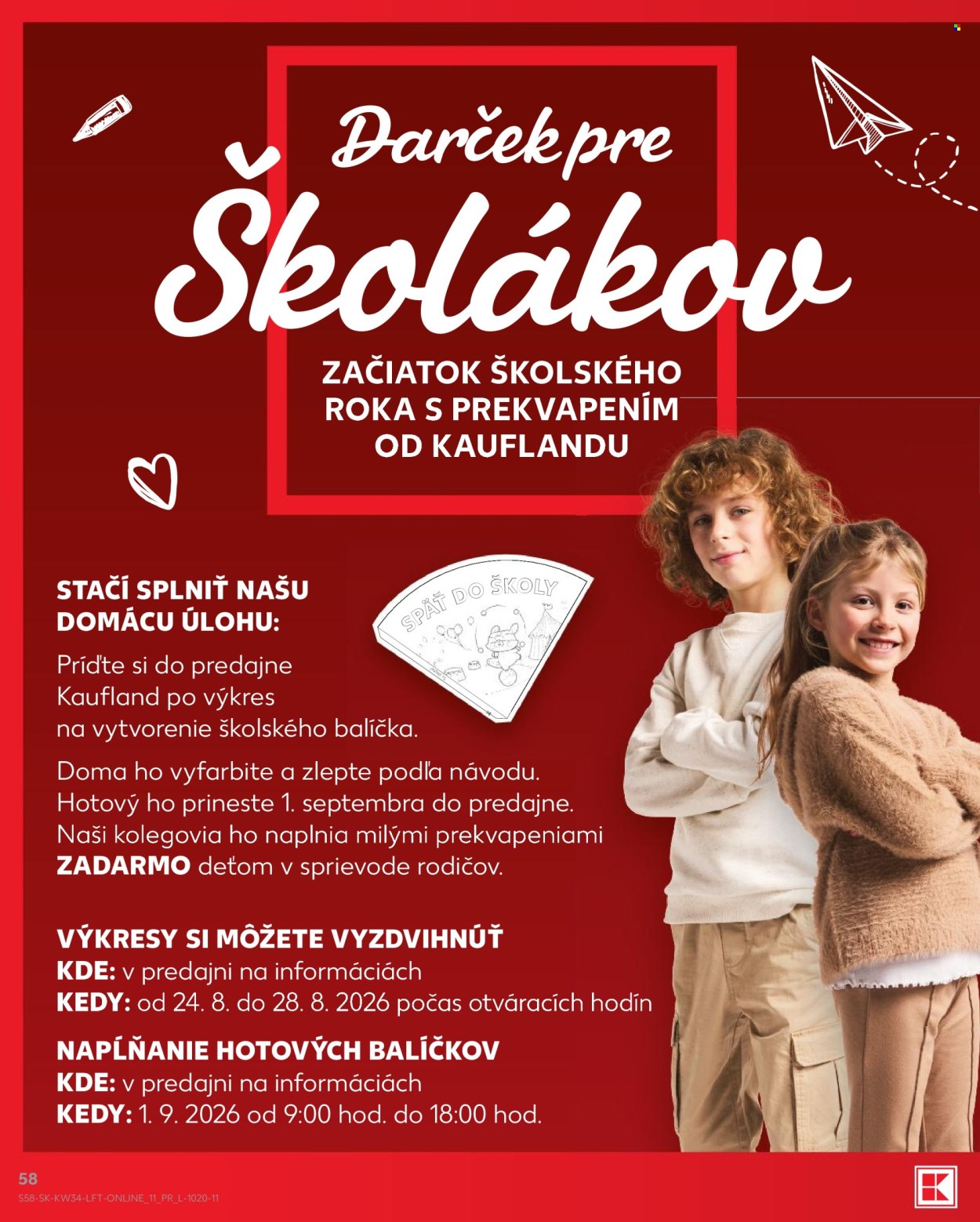 Leták Kaufland - 20.8.2026 - 26.8.2026. Strana 58