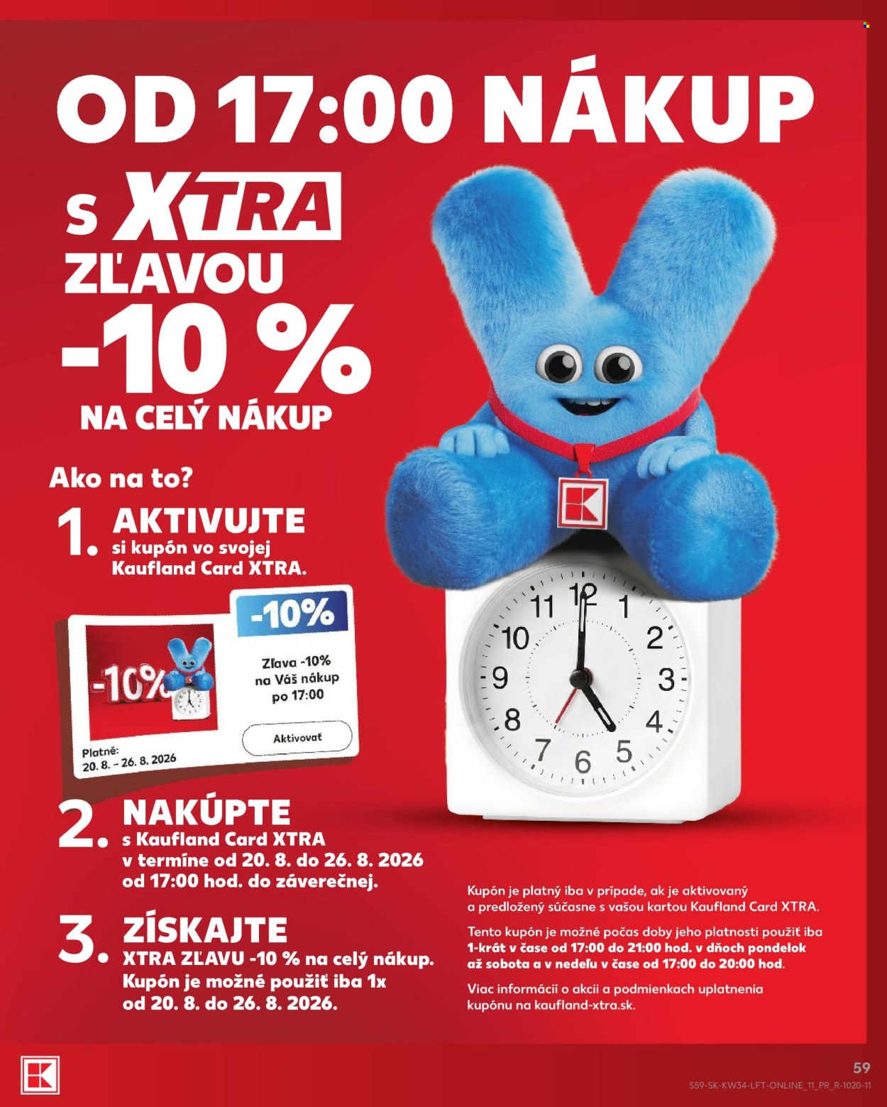 Leták Kaufland - 20.8.2026 - 26.8.2026. Strana 59