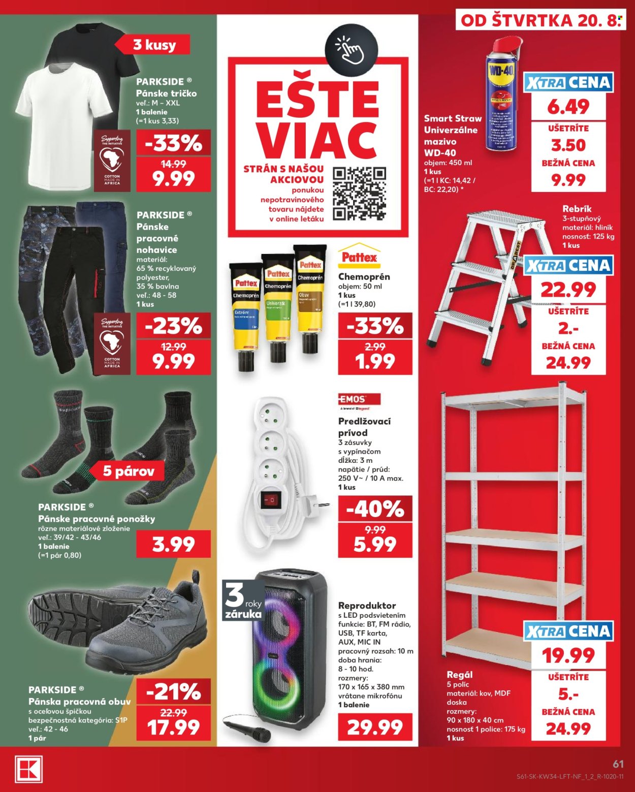 Leták Kaufland - 20.8.2026 - 26.8.2026. Strana 61