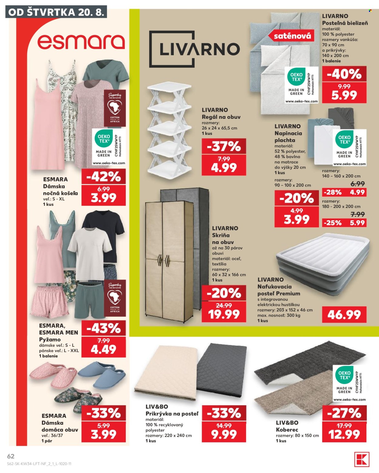 Leták Kaufland - 20.8.2026 - 26.8.2026. Strana 62