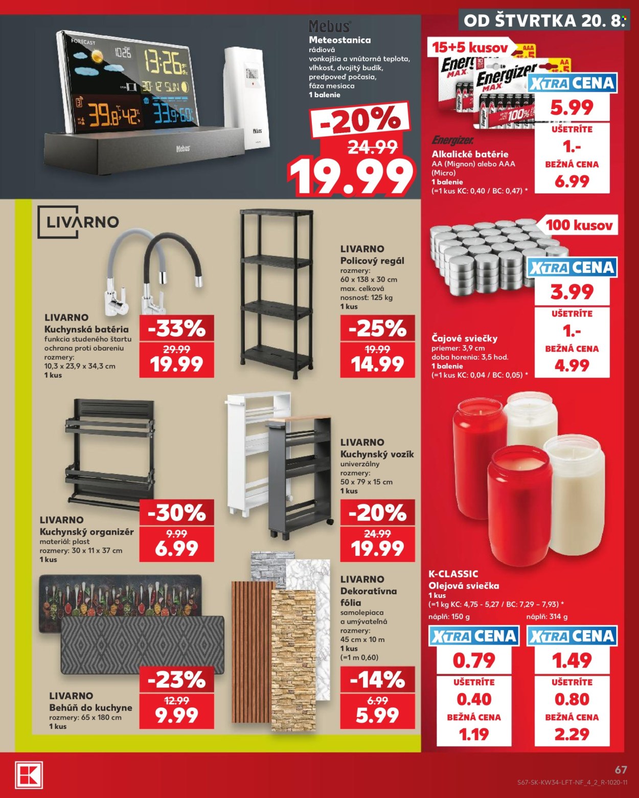 Leták Kaufland - 20.8.2026 - 26.8.2026. Strana 67