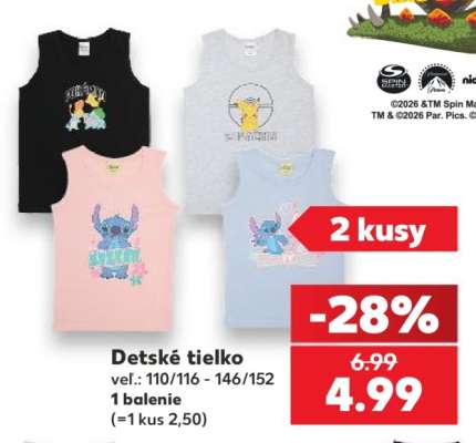 Detské tielko