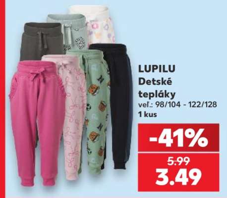LUPILU Detské tepláky
