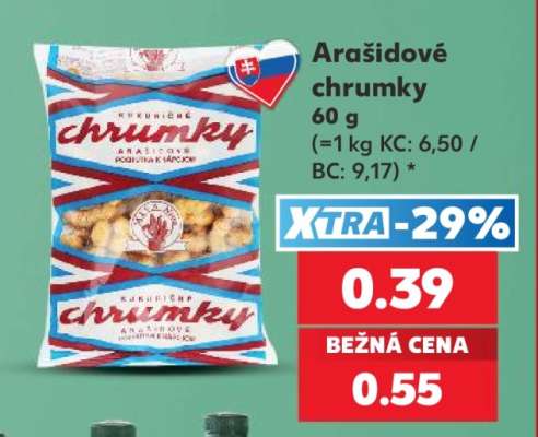 Arašidové chrumky