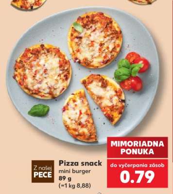Pizza snack mini burger