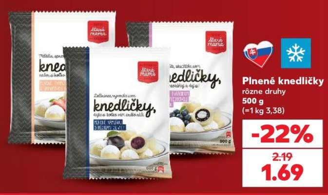 Plnené knedličky