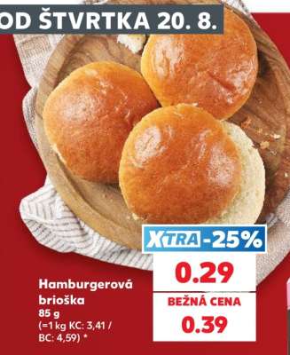 Hamburgerová brioška